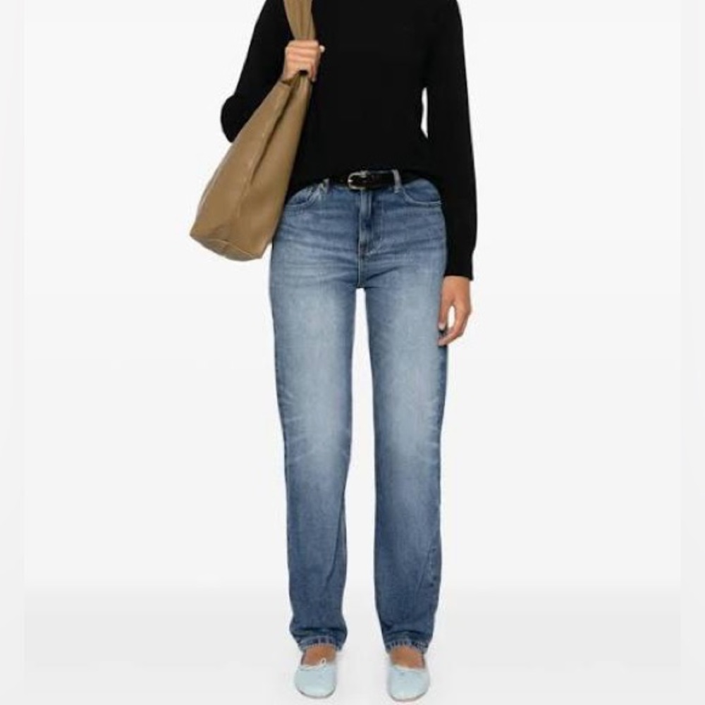 A.P.C BUTTON FLY MED WASH STRAIGHT LEG PETIT NEW STANDARD JEANS SZ 30